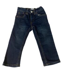 Levi’s 511 Blue Slim Jeans Toddler Girl Cotton Blend Denim Pants Sz 2T